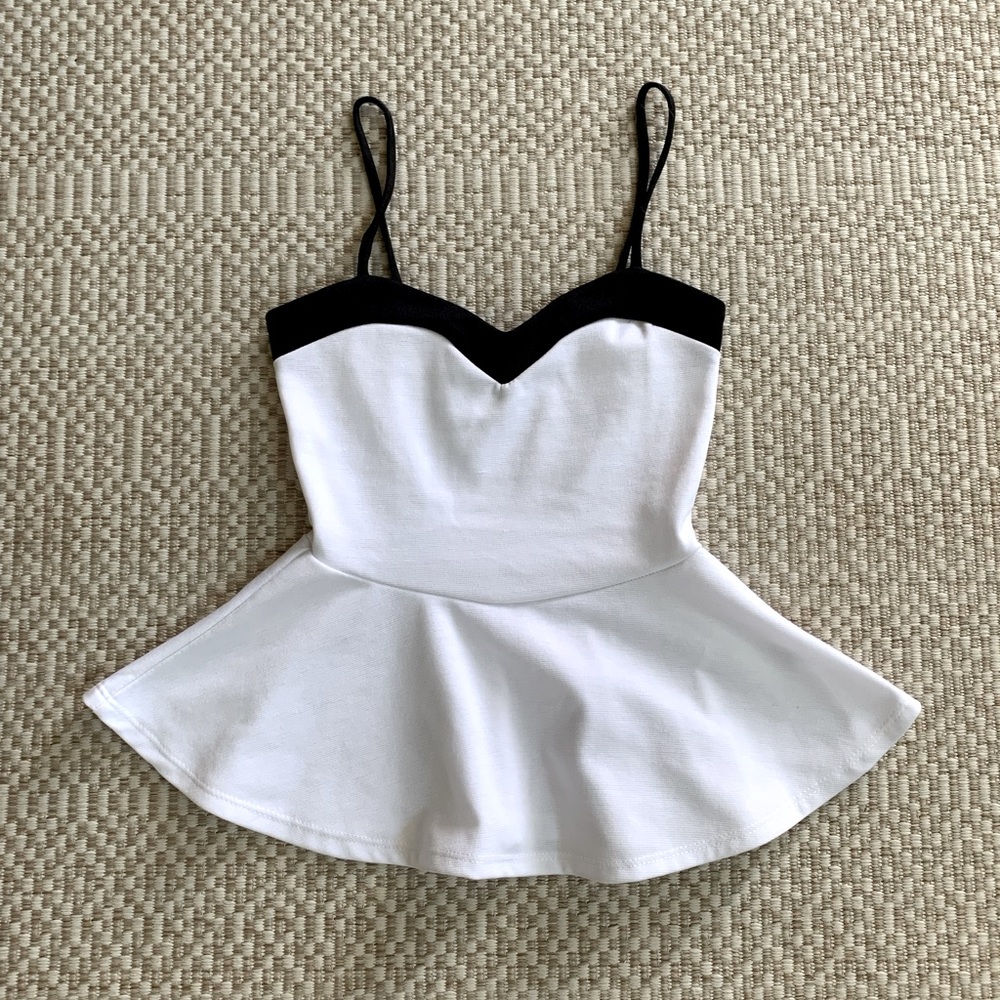 Charlotte Russe Peplum Top XS